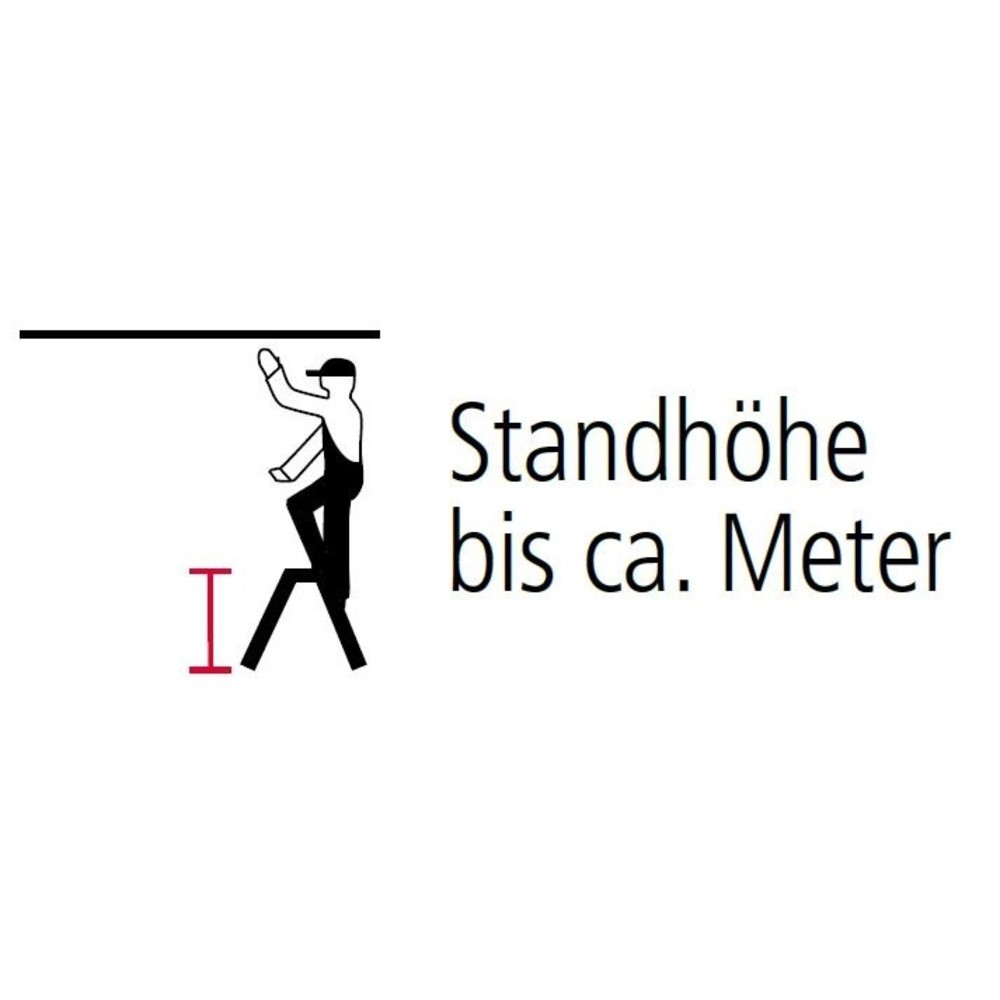 Produktabbildung Nr. 4: KRAUSE® MONTO Doppel-Klapptritt aus Aluminium, Standhöhe 0,45 m, alufarben