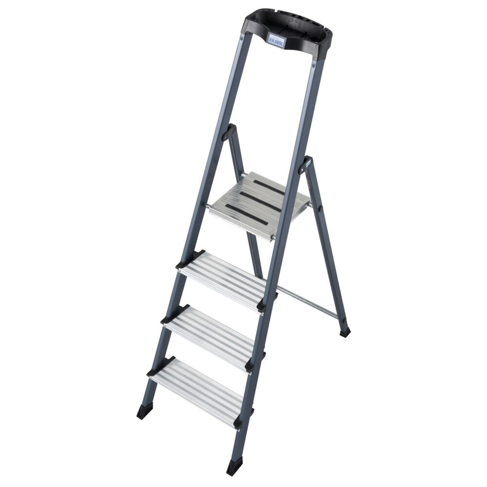 Produktabbildung: KRAUSE® Securo r 1x4 Stufen, eloxiert