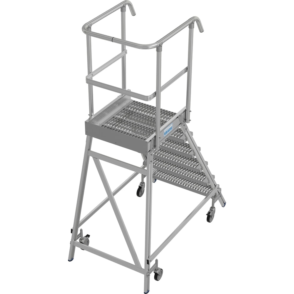 Produktabbildung Nr. 5: KRAUSE® STABILO fahrbare Podestleiter, einseitig begehbar, Profilrost R13, 6 Stufen