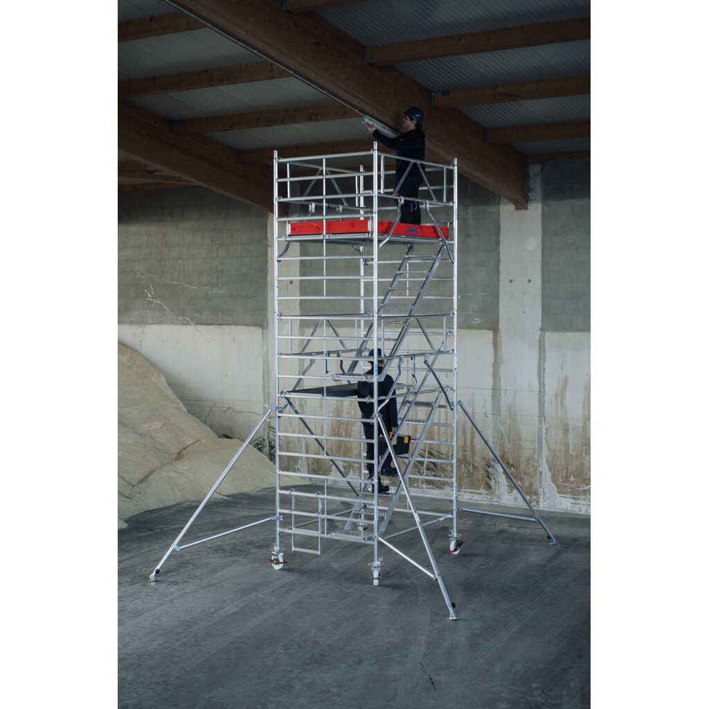 KRAUSE® STABILO Fahrgerüst S5500, Feldlänge 2.000 mm, Arbeitshöhe 6.300 mm Produktabbildung Nr. 2: KRAUSE® STABILO Fahrgerüst S5500, Feldlänge 2.000 mm, Arbeitshöhe 6.300 mm
