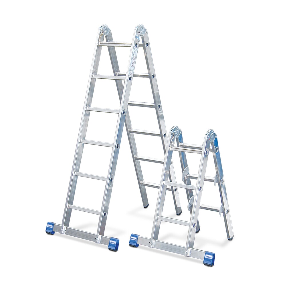 Produktabbildung: KRAUSE® STABILO Gelenkleiter, 2-seitig begehbar, Aluminium