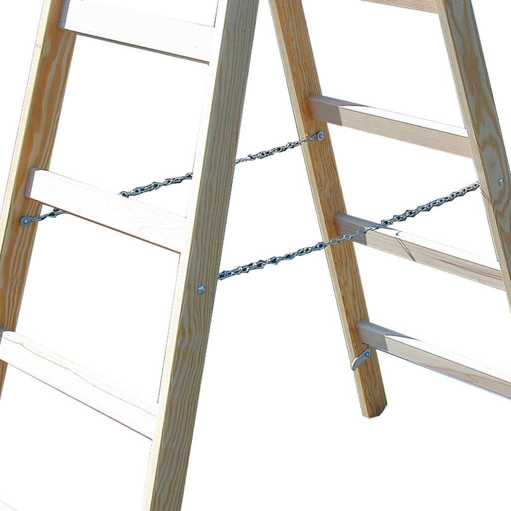 Produktabbildung Nr. 2: KRAUSE® STABILO Holz-Sprossenleiter, 2-seitig begehbar, Standhöhe 0,50 m
