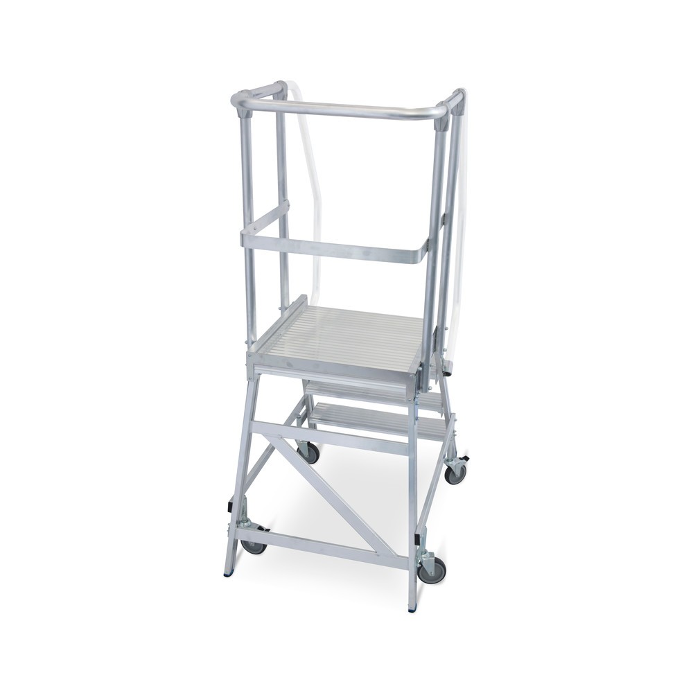 Produktabbildung Nr. 6: KRAUSE® STABILO Podesttreppe, 1-seitig, verfahrbar