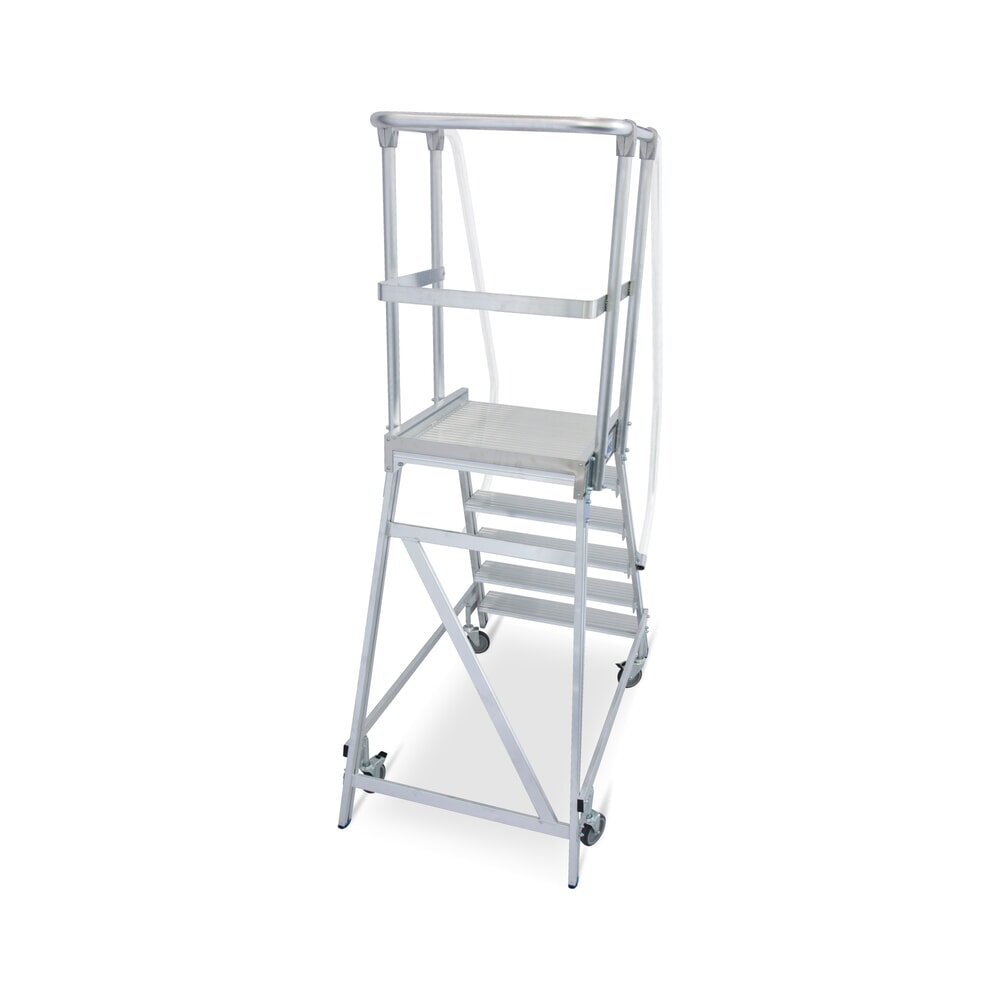 Produktabbildung Nr. 6: KRAUSE® STABILO Podesttreppe, 1-seitig, verfahrbar