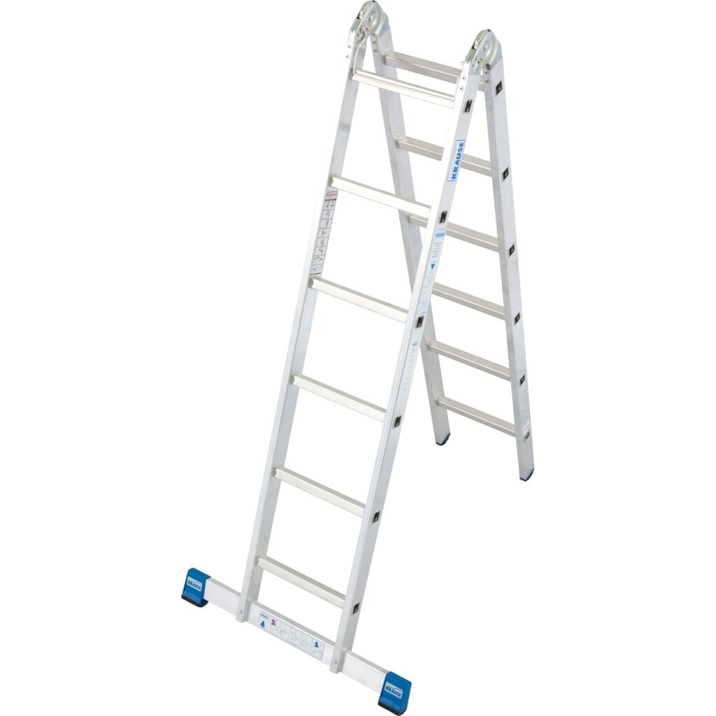 KRAUSE® STABILO Gelenk-Doppelleiter 2x6 Sprossen Produktabbildung: KRAUSE® STABILO Gelenk-Doppelleiter 2x6 Sprossen