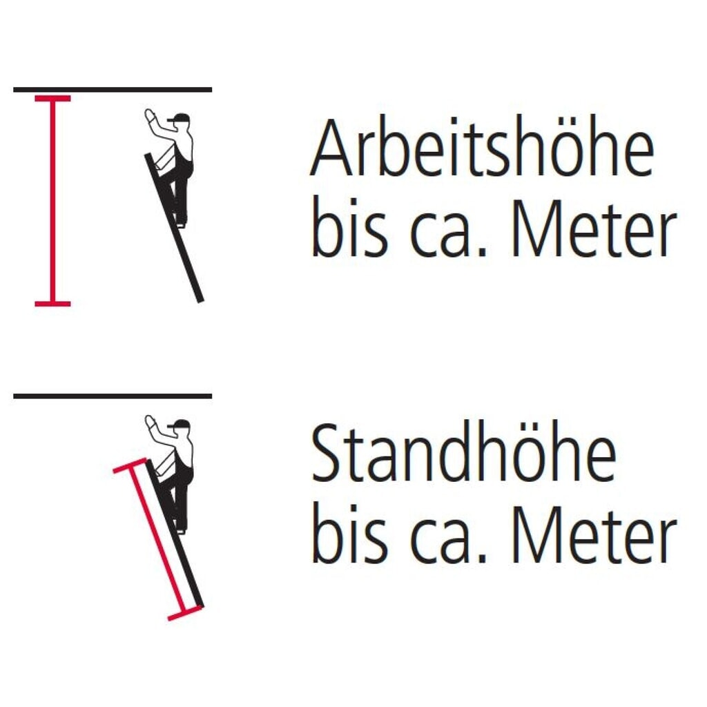 Produktabbildung Nr. 2: KRAUSE® STABILO Stufen-Anlegeleiter mit Abrutsch-/Anlegeschutz, Standhöhe 0,90 m
