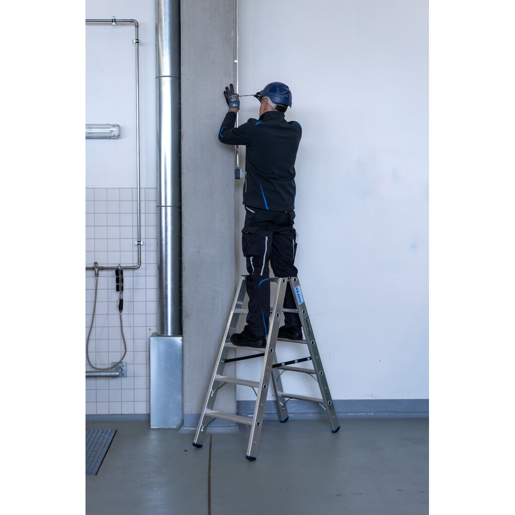 KRAUSE® STABILO Stufenstehleiter, beidseitig begehbar, Tragfähigkeit 225 kg, 2 x 5 Stufen Produktabbildung Nr. 14: KRAUSE® STABILO Stufenstehleiter, beidseitig begehbar, Tragfähigkeit 225 kg, 2 x 5 Stufen