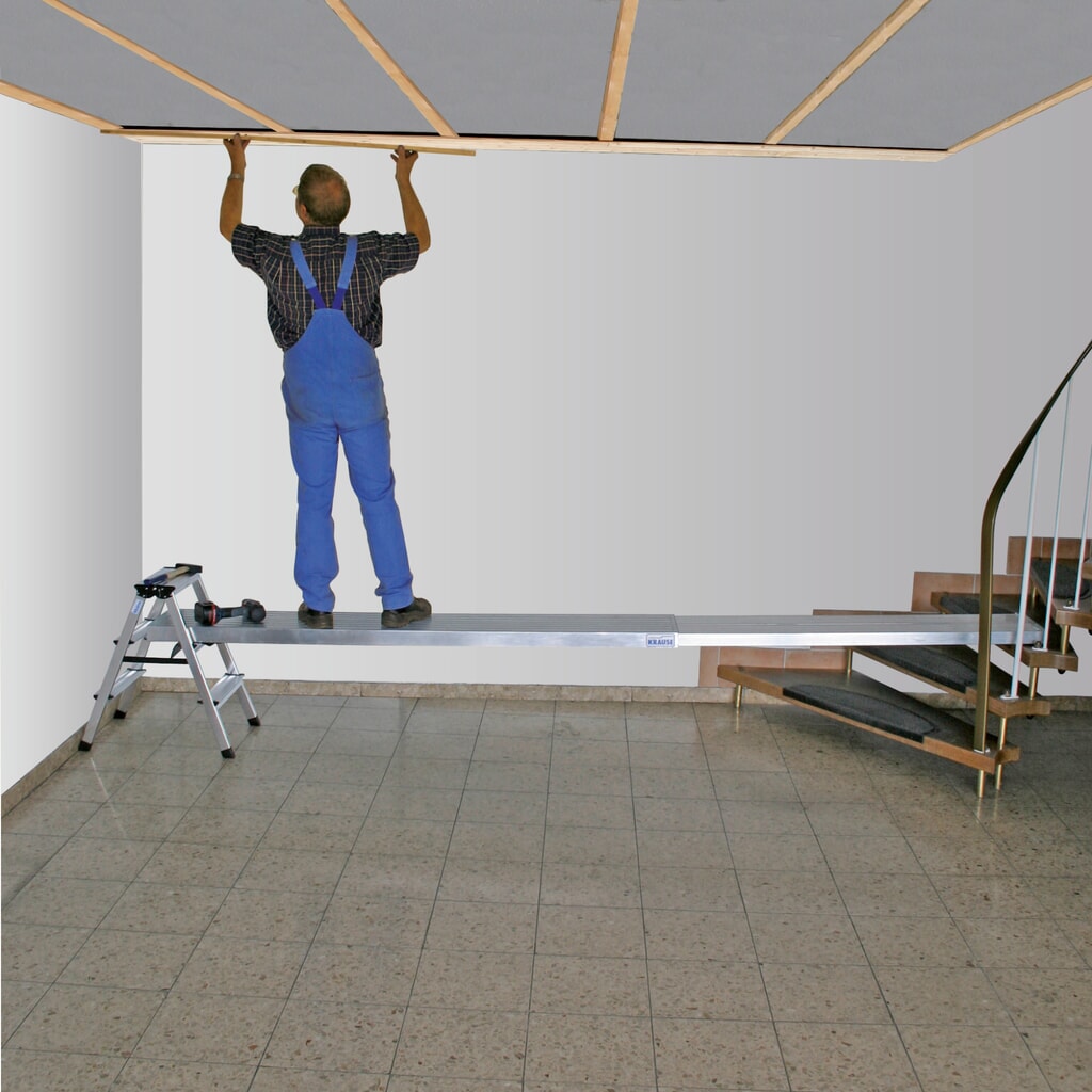 Produktabbildung Nr. 2: KRAUSE® STABILO Teleskop-Bohle inkl. Anti-Rutsch-Sicherung, Länge 1,75 - 2,98 m