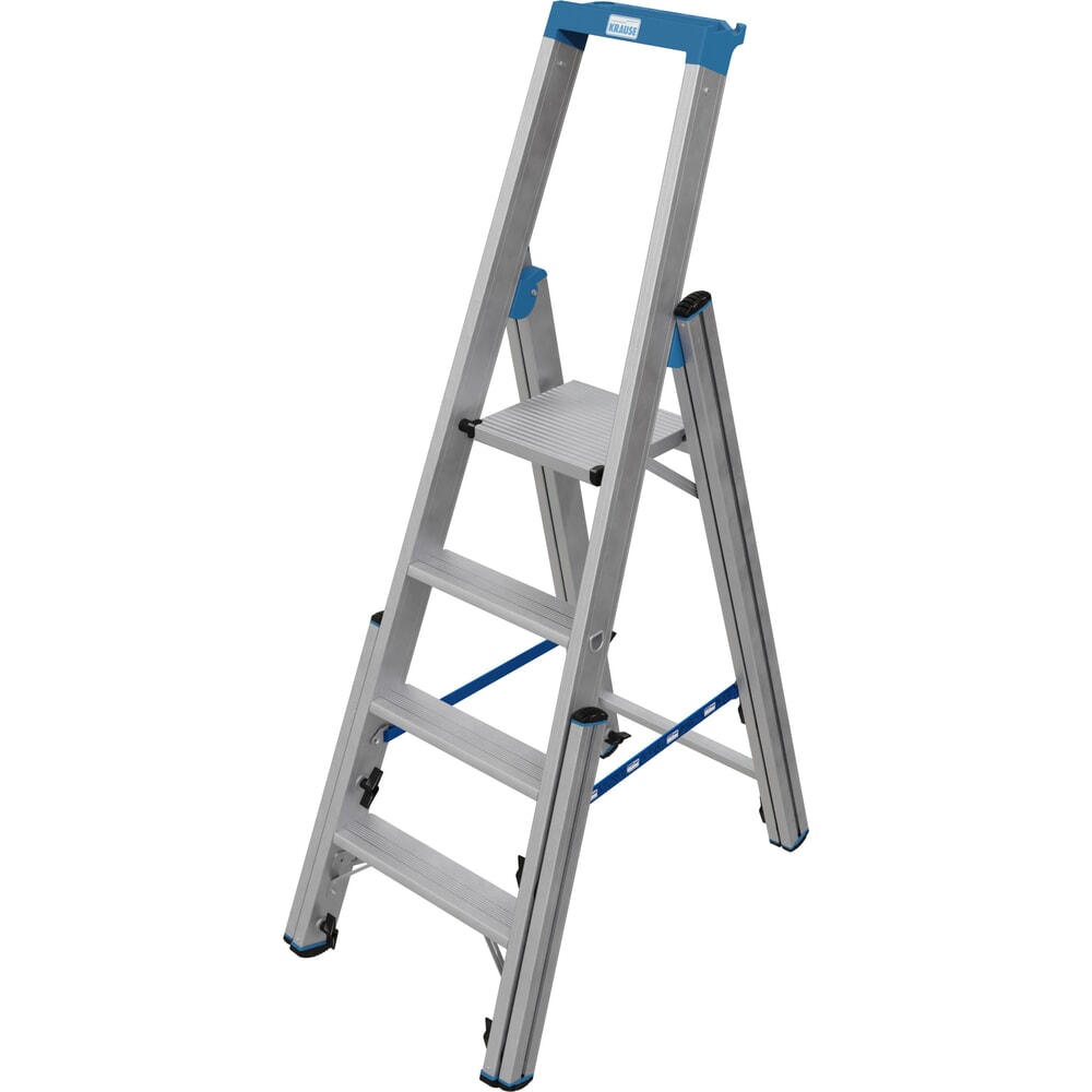 Produktabbildung Nr. 6: KRAUSE® STABILO Teleskopleiter mit Stufen, einseitig begehbar, 4 Stufen
