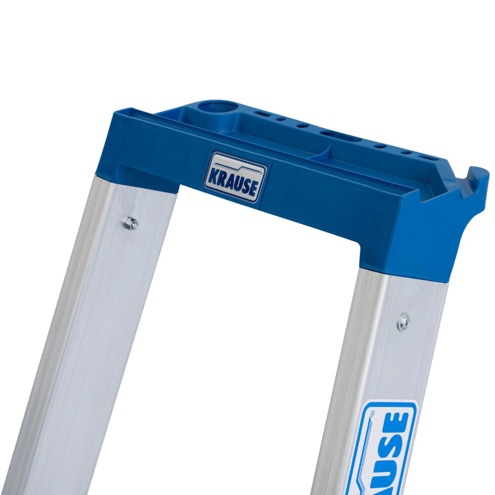 Produktabbildung Nr. 4: KRAUSE® STABILO Teleskopleiter mit Stufen, einseitig begehbar, 4 Stufen