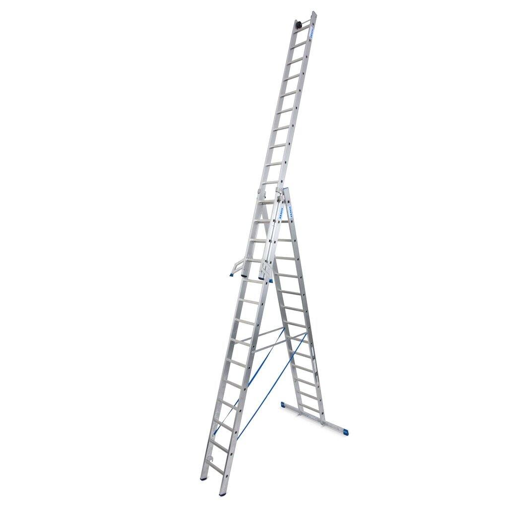 Produktabbildung: KRAUSE® STABILO Vielzweckleiter, 3-teilig, Gesamtlänge 10,25 m