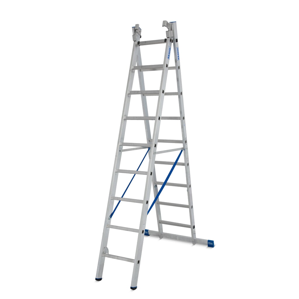 Produktabbildung: KRAUSE® STABILO Vielzweckleiter, 3-teilig, Gesamtlänge 6,05 m