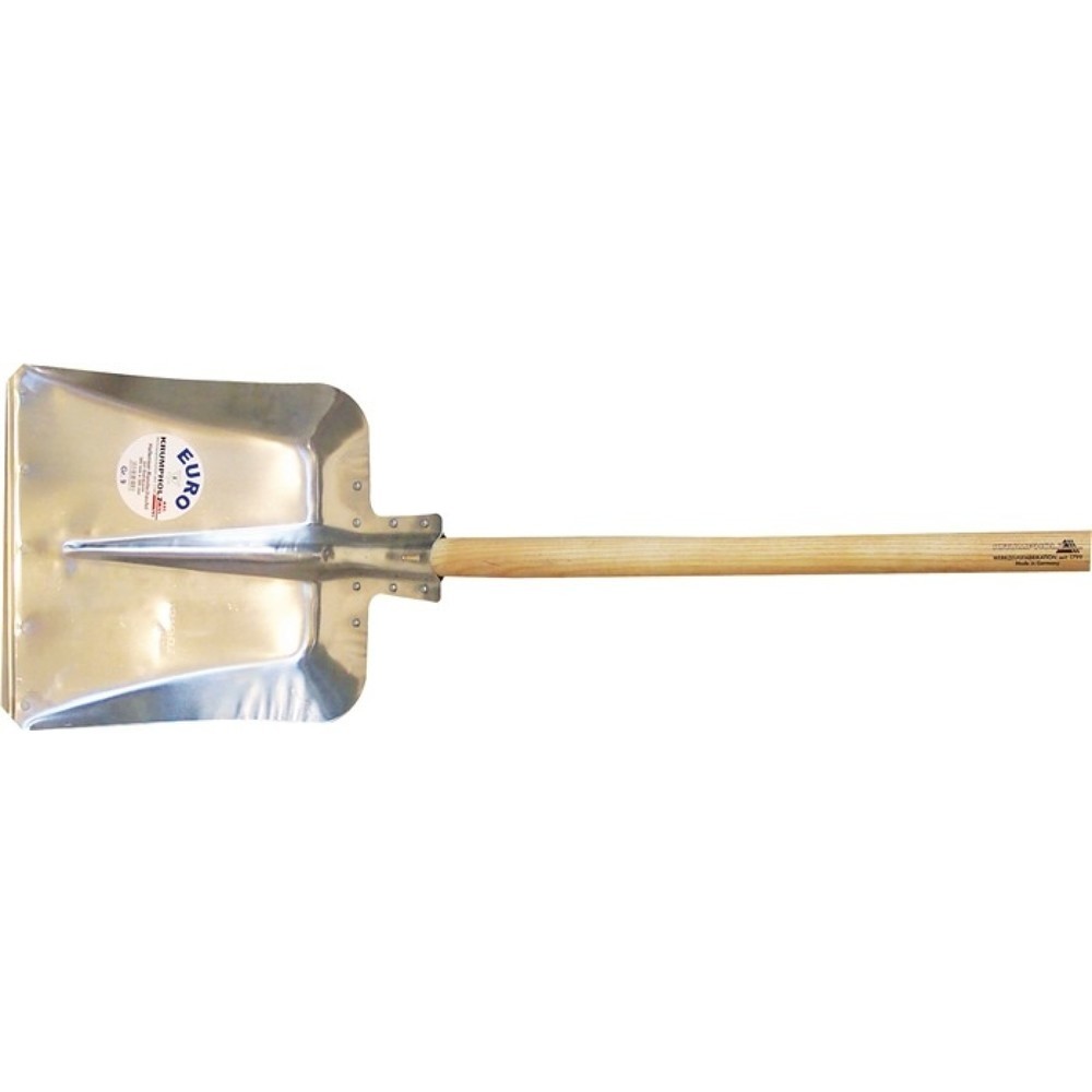 Produktabbildung: KRUMPHOLZ Hallenser Randschaufel Gr.9 380x380mm Aluminiumblech