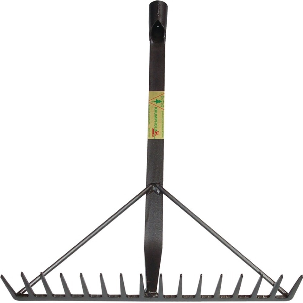 Produktabbildung: KRUMPHOLZ Teerrechen B.410mm Anz.Zinken 16 G.1700g
