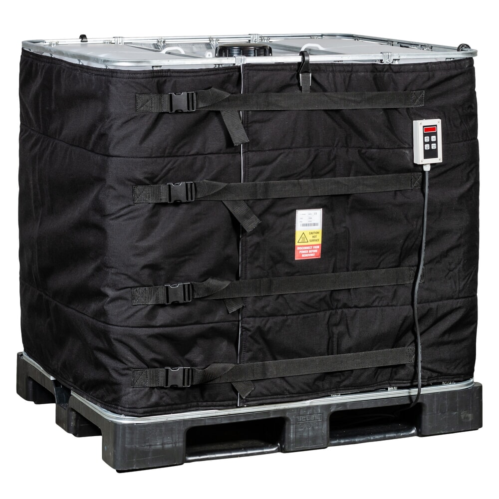 Produktabbildung: Kuhlmann IBC Container-Heizmanschette mit digitalem Regler, 1.000 l, 0-40ºC, 230 V, 1.300 W, LxH 4.400 x 1.000 mm