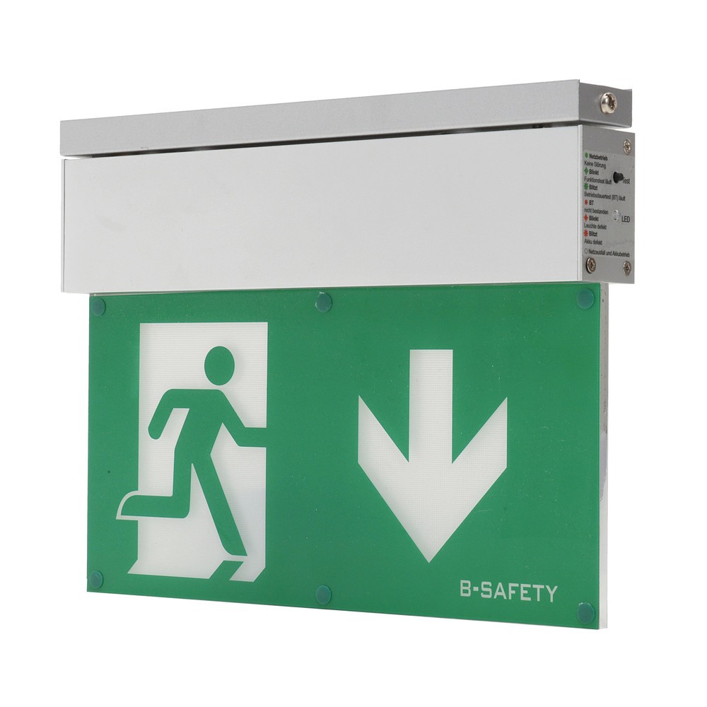 Produktabbildung: B-Safety LED-Rettungsleuchte Premium, Wandmontage, Schutzklasse I, IP 40