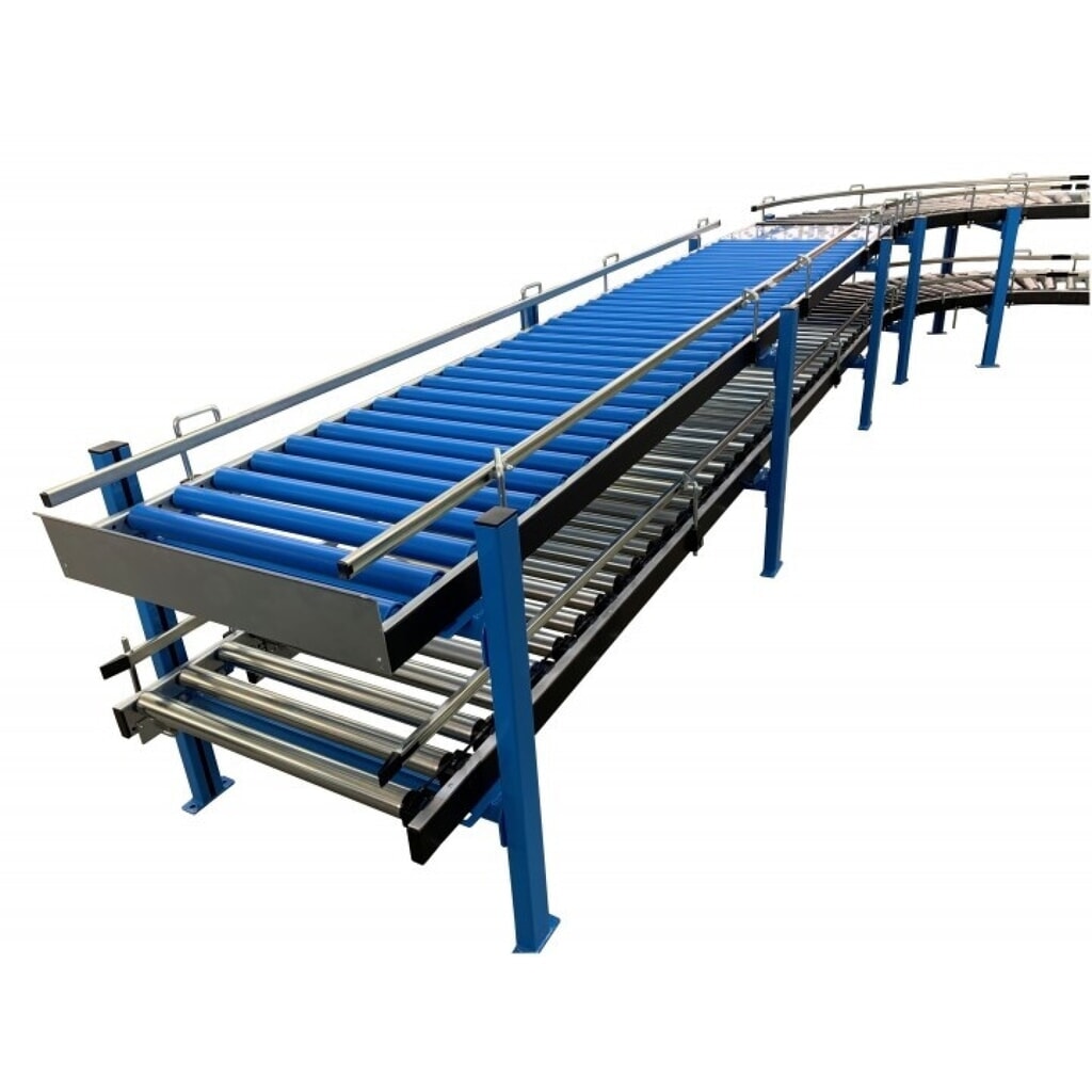 Produktabbildung Nr. 4: BLUME Leicht-Rollenbahnen, Kunststoffrollen, Ø 50 mm, Bahnlänge 2 m, Bahnbreite 400 mm, Achsabstand 62,5 mm