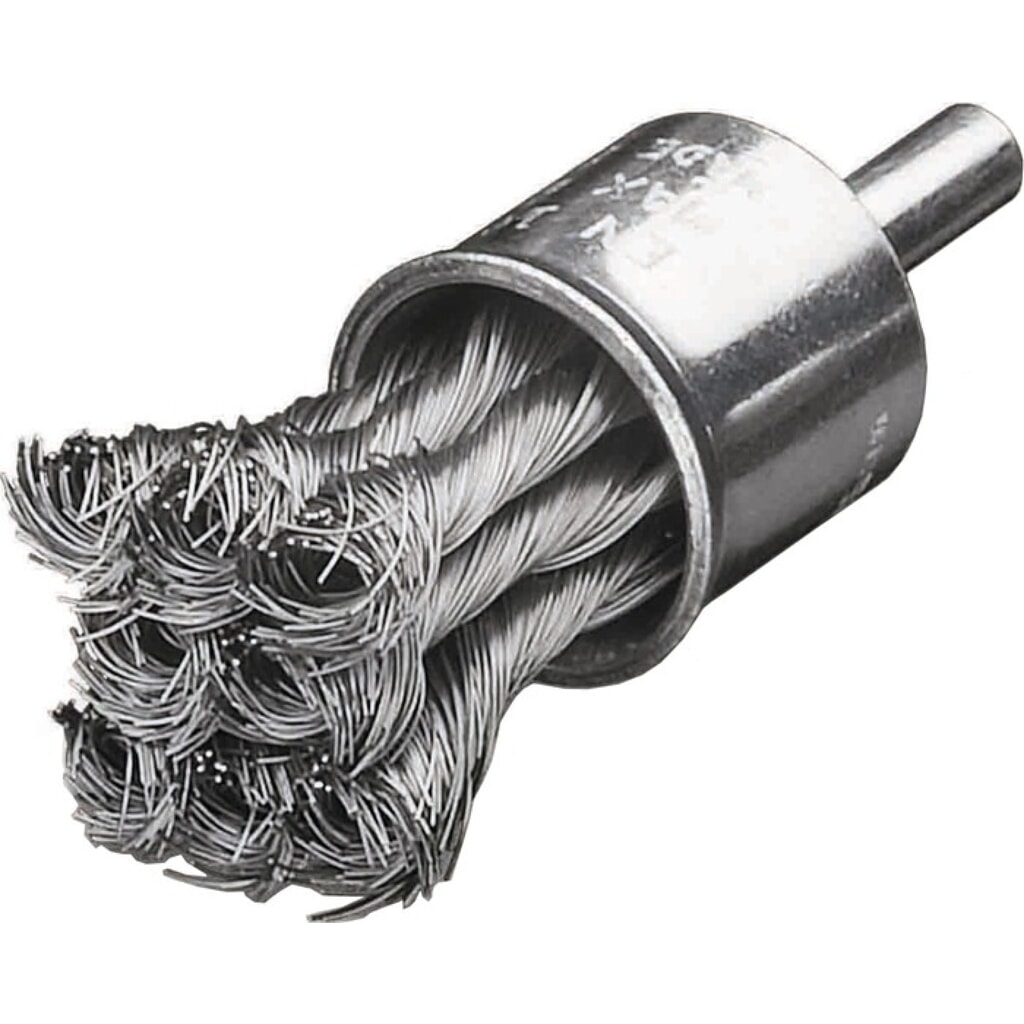 LESSMANN Pinselbürste, Stahl, Ø 19 mm Drahtstärke 0,35 mm Produktabbildung: LESSMANN Pinselbürste, Stahl, Ø 19 mm Drahtstärke 0,35 mm