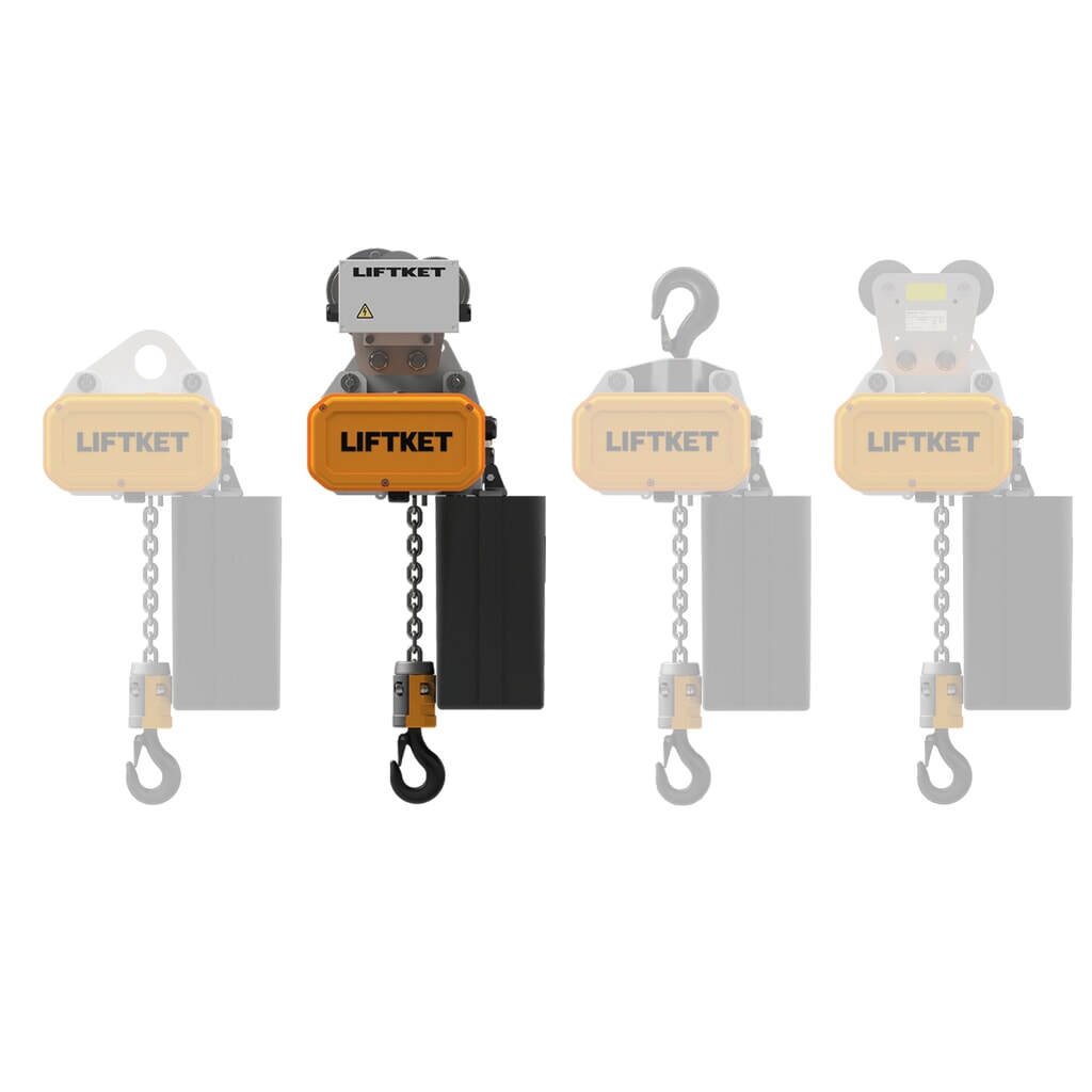 Produktabbildung Nr. 4: LIFTKET Elektrokettenzug S-Line mit Elektrofahrwerk, TK 125 kg, 8/2 m/min