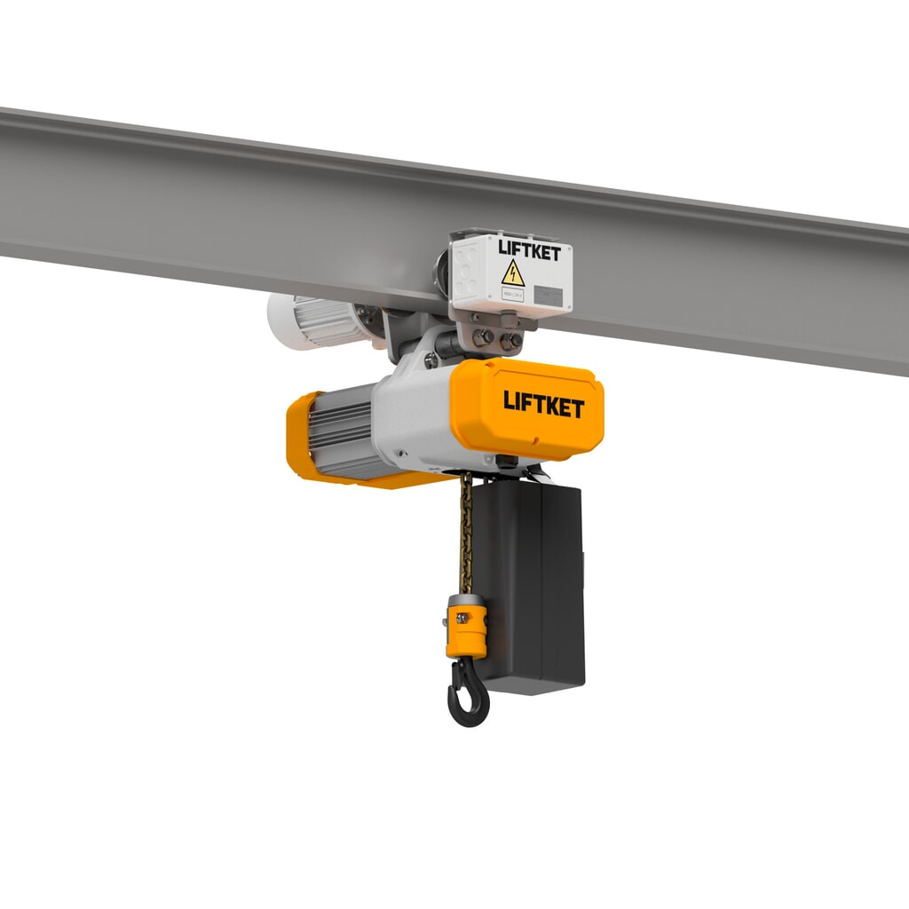 LIFTKET Elektrokettenzug S-Line mit Elektrofahrwerk, TK 125 kg, 8/2 m/min Produktabbildung Nr. 5: LIFTKET Elektrokettenzug S-Line mit Elektrofahrwerk, TK 125 kg, 8/2 m/min