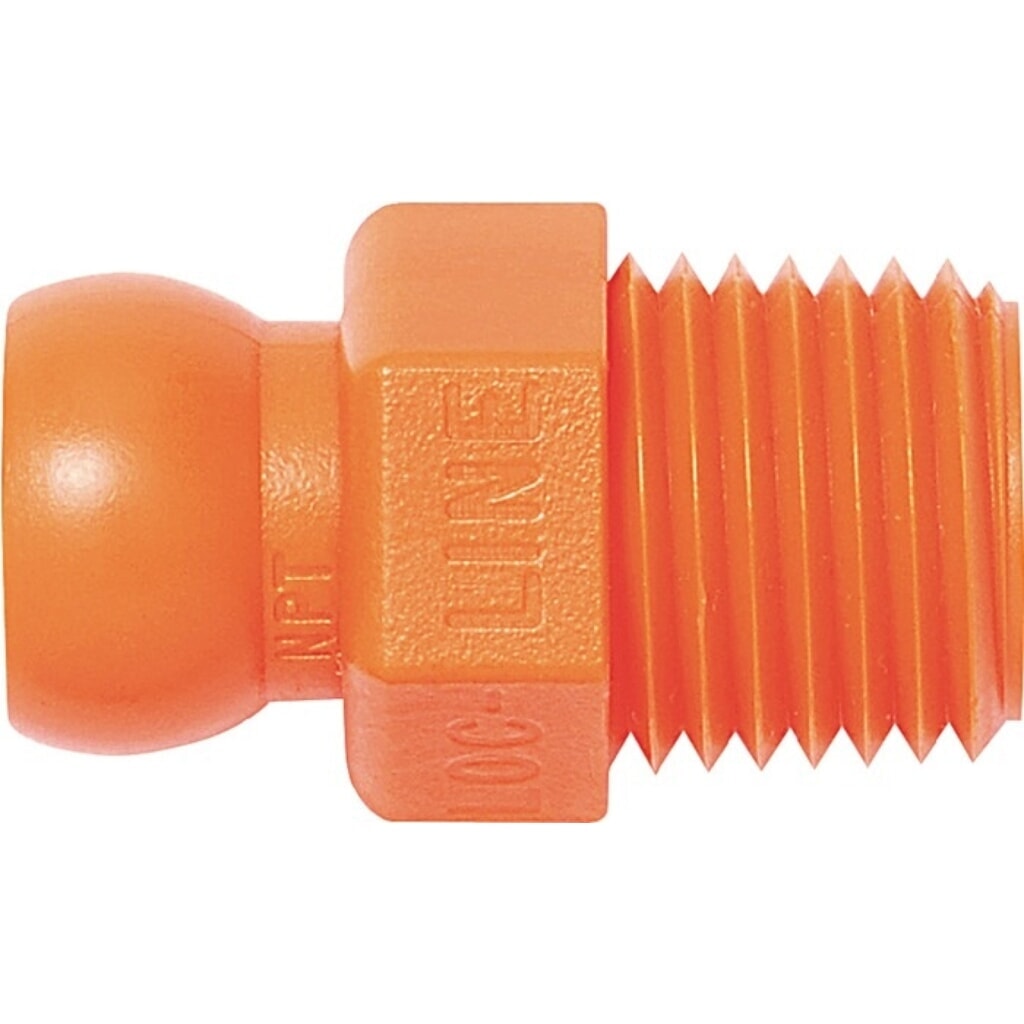 LOC-LINE Gewindenippel, NPT R 1/4, Grösse 1/4 ″, Beutel mit 4 Stück Produktabbildung: LOC-LINE Gewindenippel, NPT R 1/4, Grösse 1/4 ″, Beutel mit 4 Stück