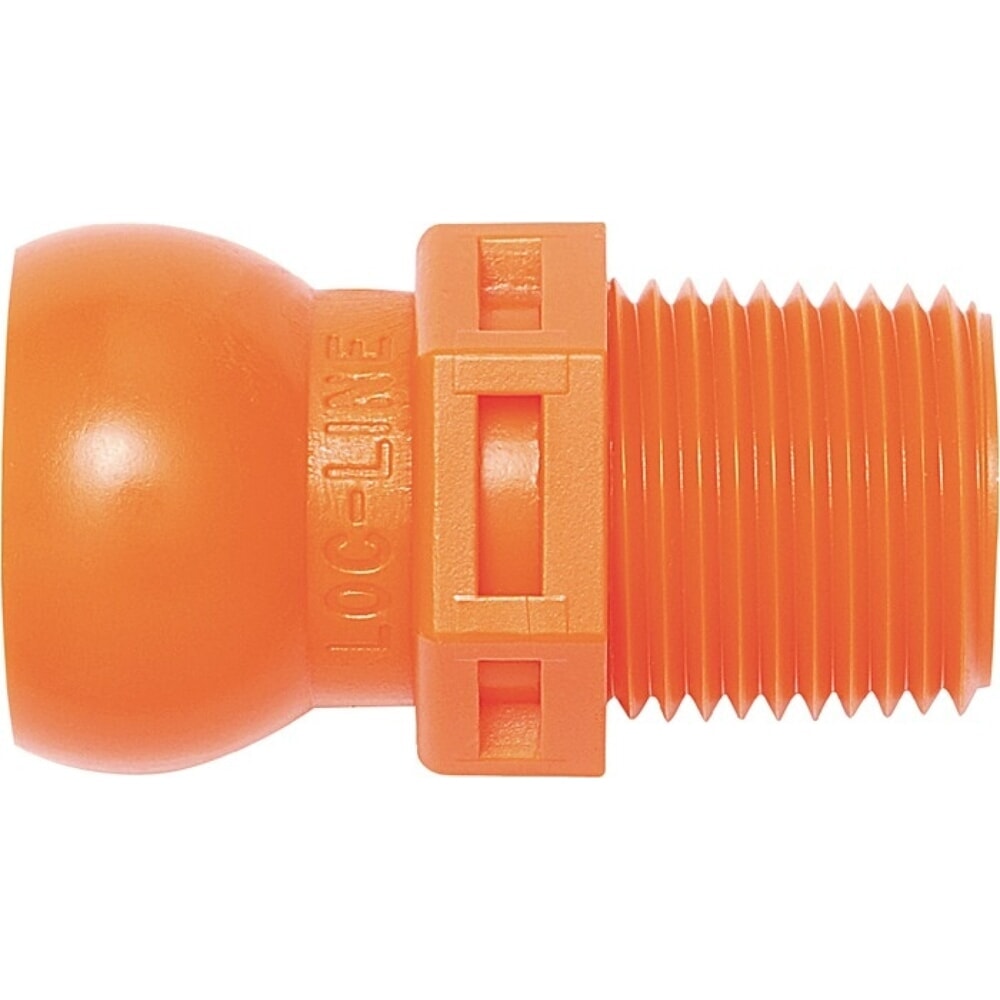 Produktabbildung: LOC-LINE Gewindenippel, NPT R 3/8, Grösse 1/2 ″, Beutel mit 4 Stück