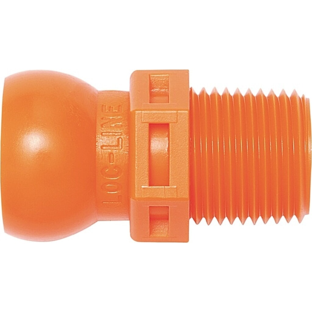 Produktabbildung: LOC-LINE Gewindenippel, NPT R 3/8, Grösse 1/2 ″, Beutel mit 4 Stück