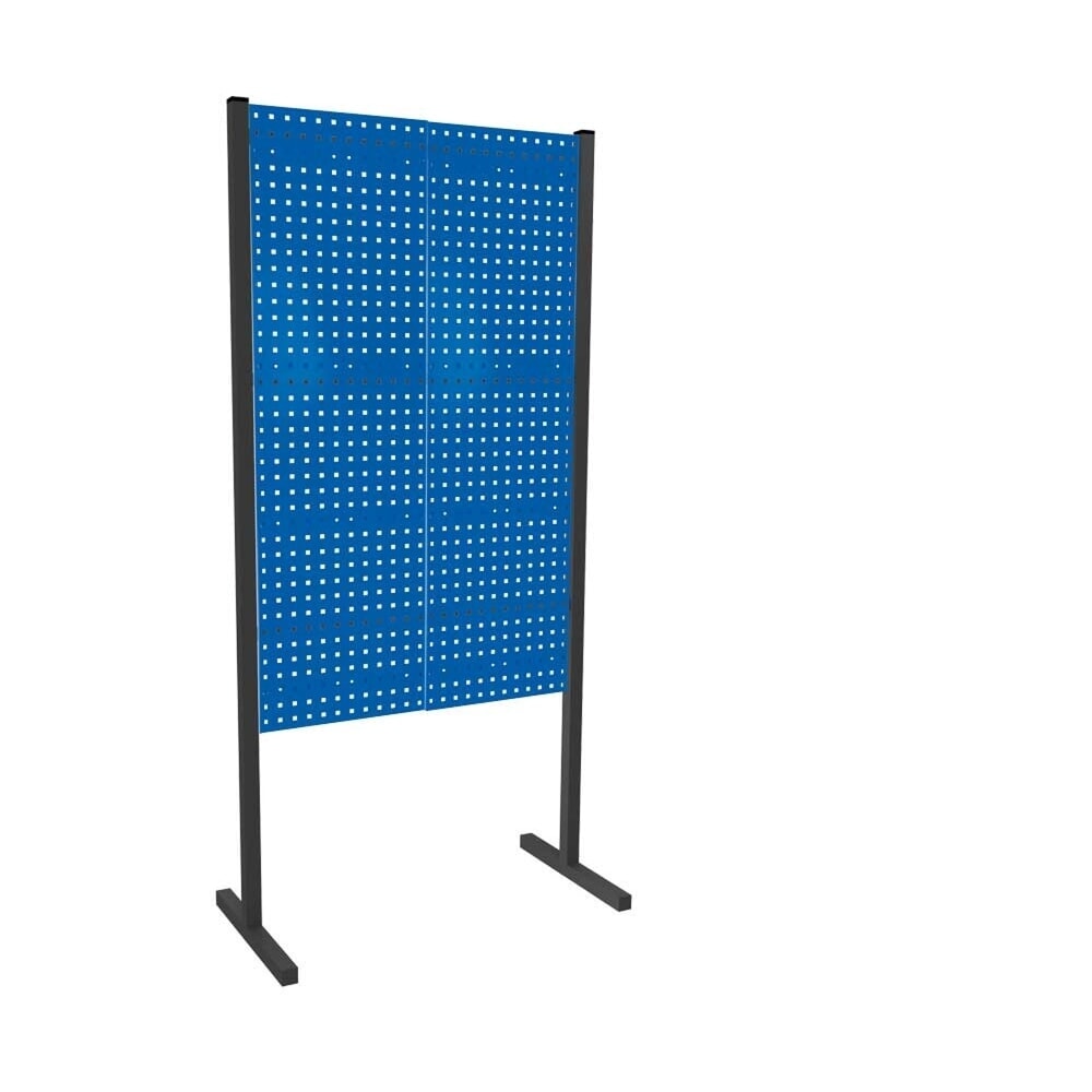 Produktabbildung: Kappes RasterPlan Lochplatten-Set, 2 Platten, HxB 1.500 x 1.000 mm, enzianblau
