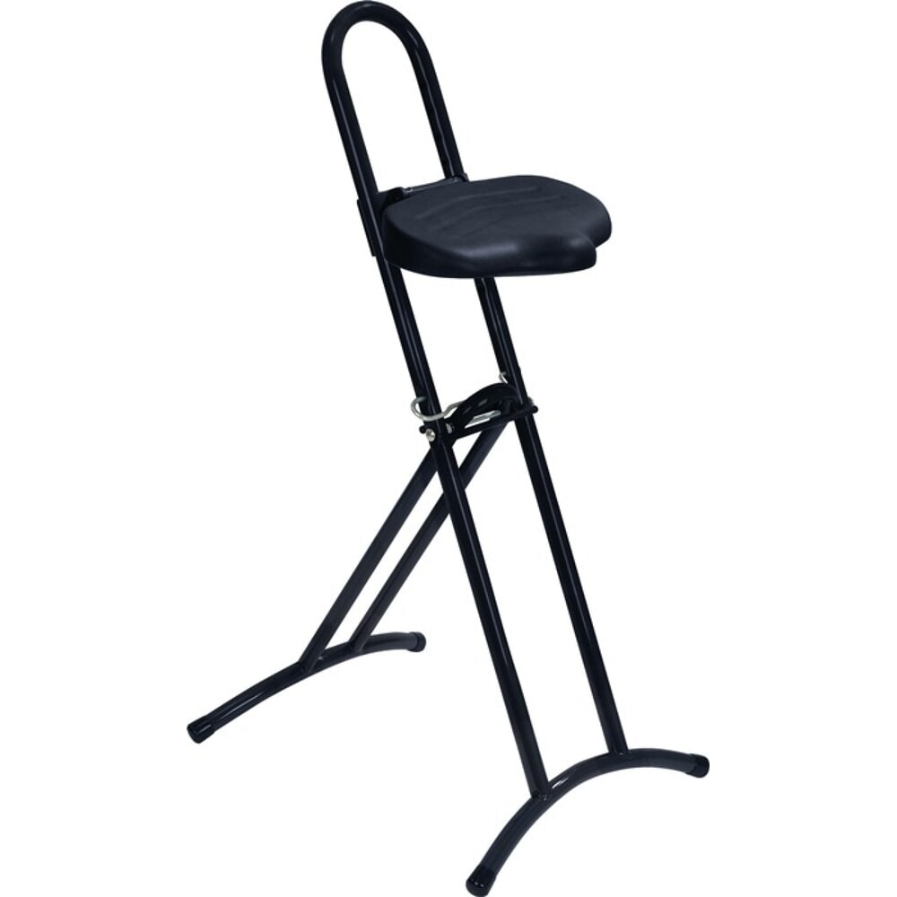 Produktabbildung: LOTZ Stehhilfe, Sitzhöhenverstellung 610-860 mm, Integralschaum, Stahlrohr schwarz