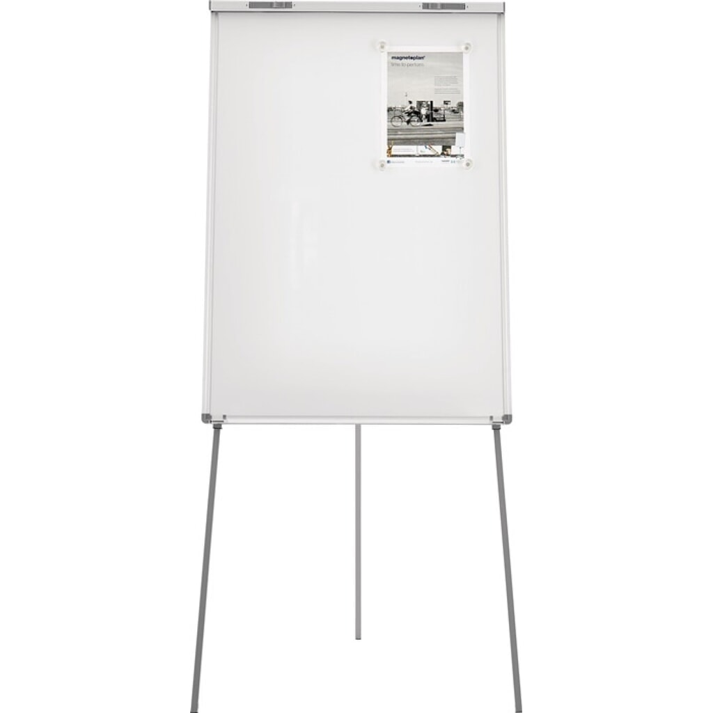 Produktabbildung Nr. 1: magnetoplan® Flipchart Junior SP, weiss, Schreibfläche B680xH1045mm, höhenverstellbar bis 1,85 m