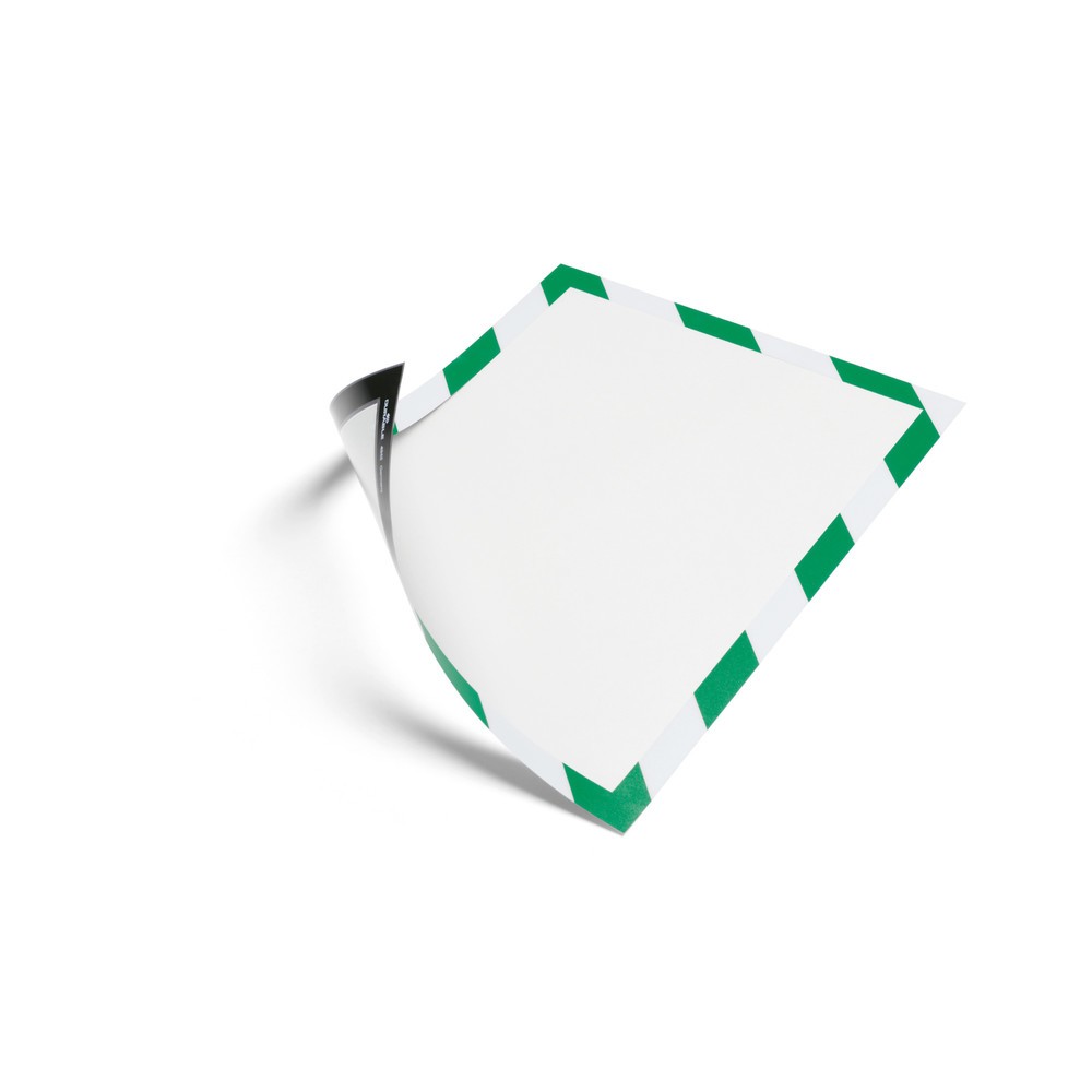 Produktabbildung: Magnetrahmen DURABLE DURAFRAME® Security, DIN A4, grün/weiss