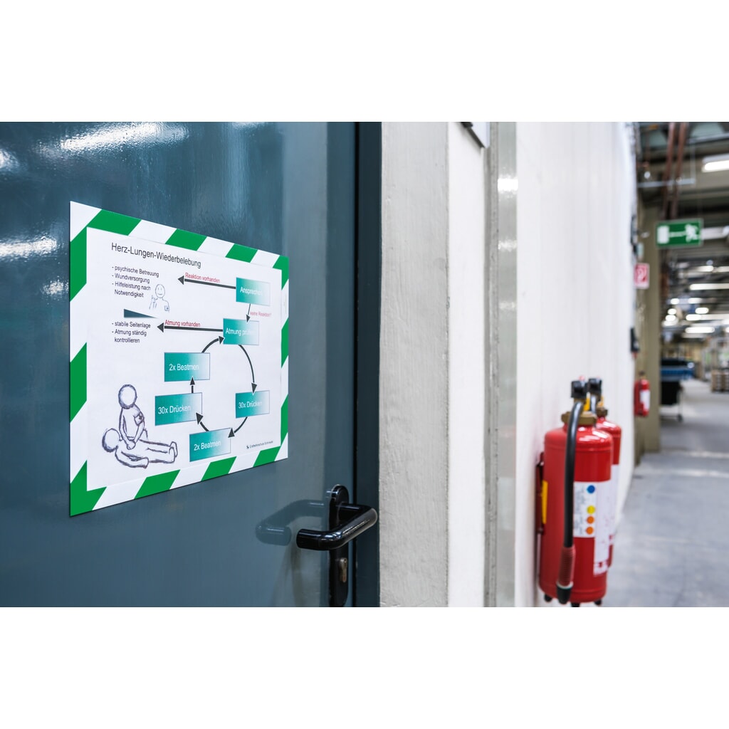 Produktabbildung Nr. 7: Magnetrahmen DURABLE DURAFRAME® Security, DIN A4, grün/weiss