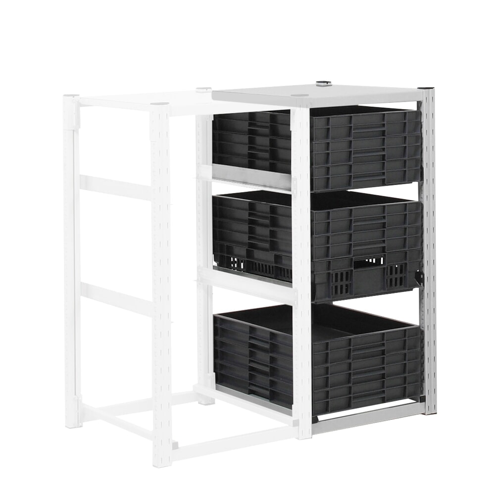 Produktabbildung Nr. 2: ManOrga Behälterregal für Euroboxen, AF, HxBxT 1.000 x 307 x 400 mm