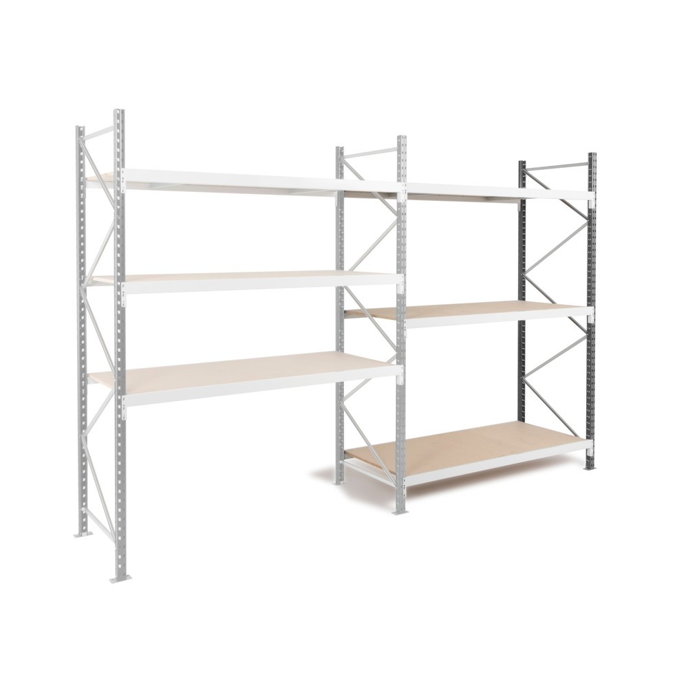 Produktabbildung Nr. 4: ManOrga Komplettpaket Weitspannregal mit Spanplatten, HxBxT 2.000 x 4.000 x 800 mm
