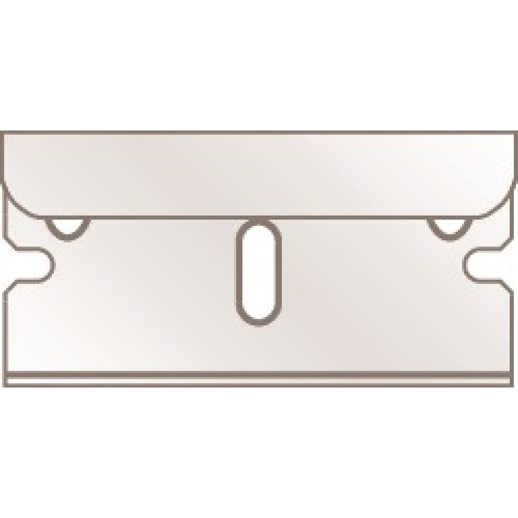Produktabbildung: MARTOR® Bügelklinge Nr.44 L.39mm B.19,3mm S.0,3mm 10 Stück/Spender