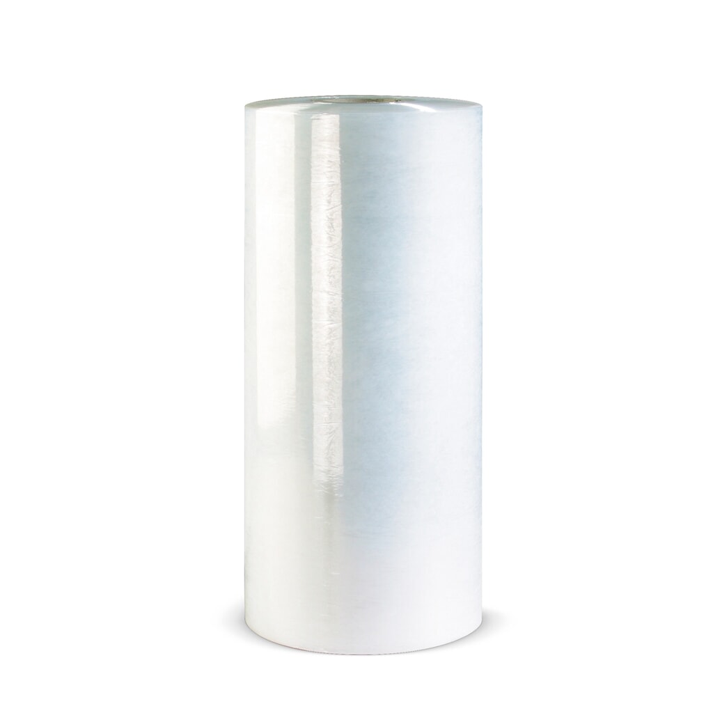 Produktabbildung: Maschinenstretchfolie, recyclebar, BxL 500 mm x 2.000 m, Stärke 17 µm, bis 180 % Vordehnung