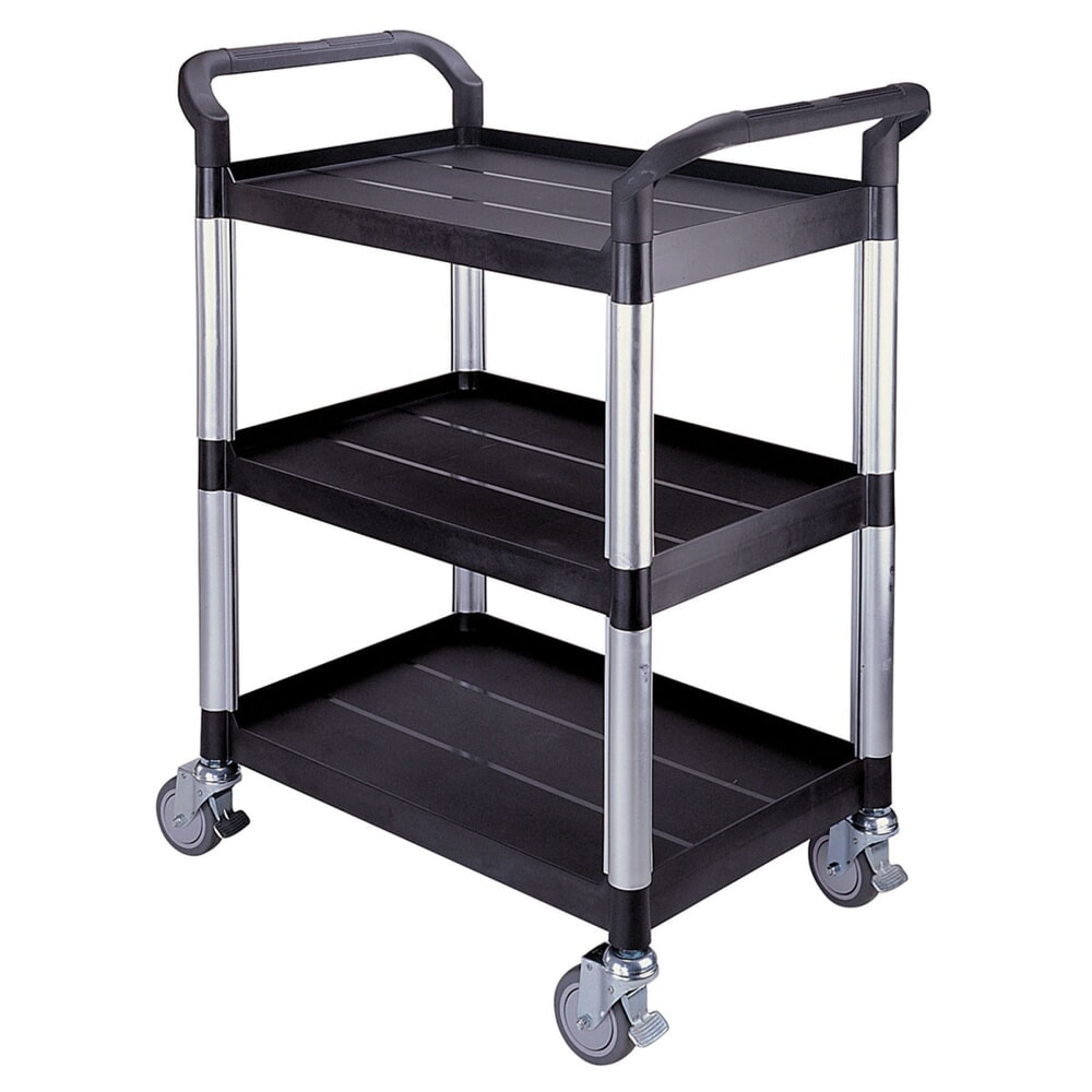 Produktabbildung: Matador Etagenwagen 808A schwarz- 3 Etagen