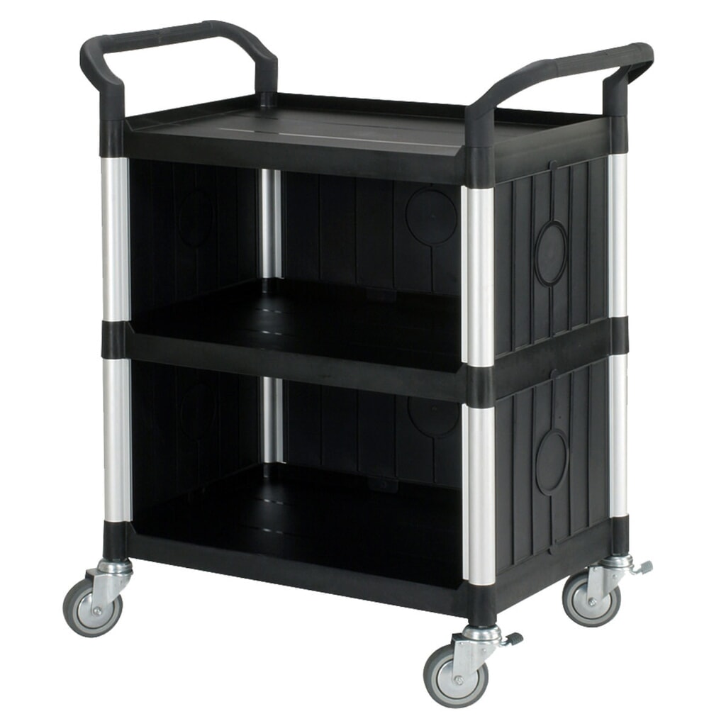 Matador Etagenwagen 808C schwarz- 3 Etagen Produktabbildung: Matador Etagenwagen 808C schwarz- 3 Etagen
