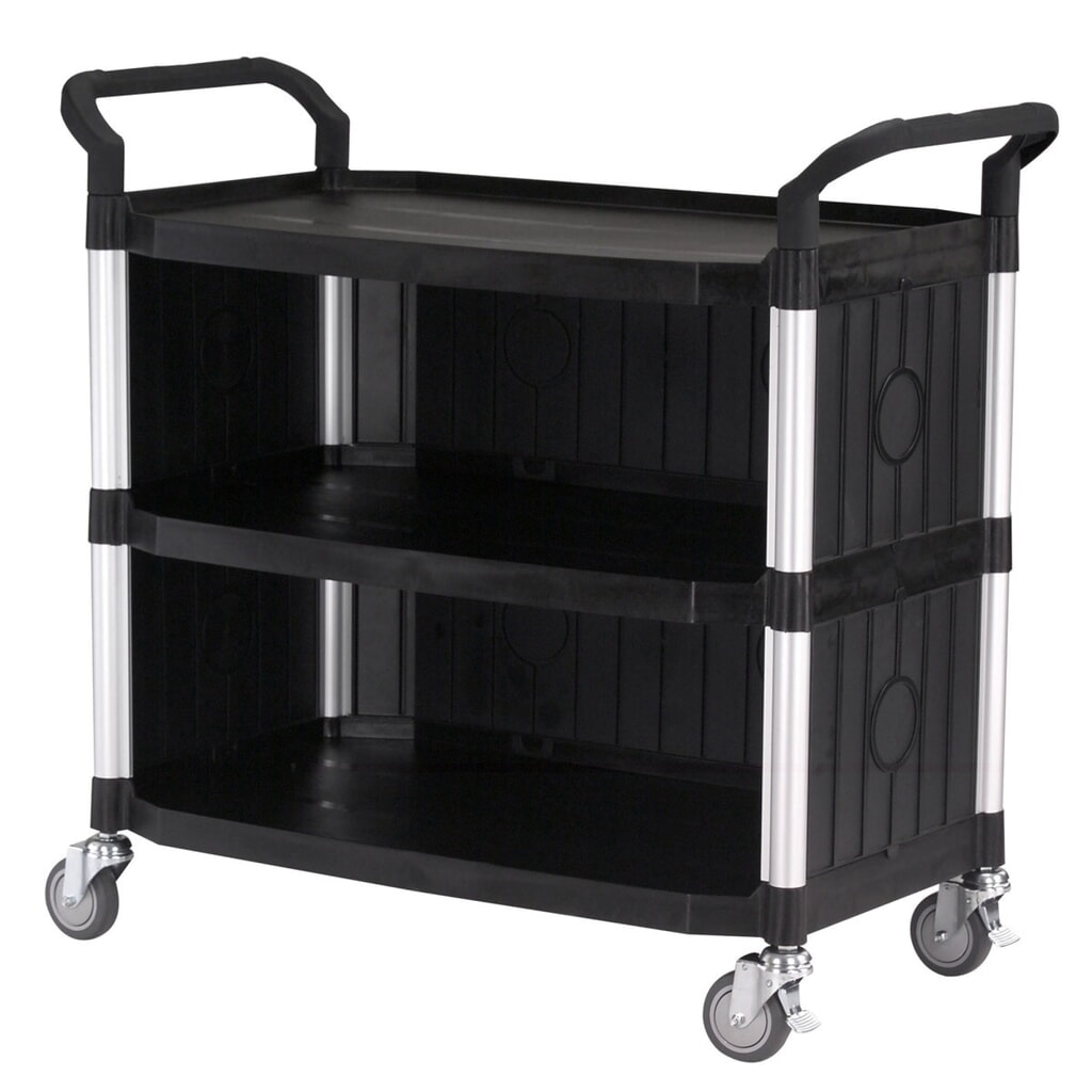 Matador Etagenwagen 808LC schwarz - 3 Etagen Produktabbildung: Matador Etagenwagen 808LC schwarz - 3 Etagen