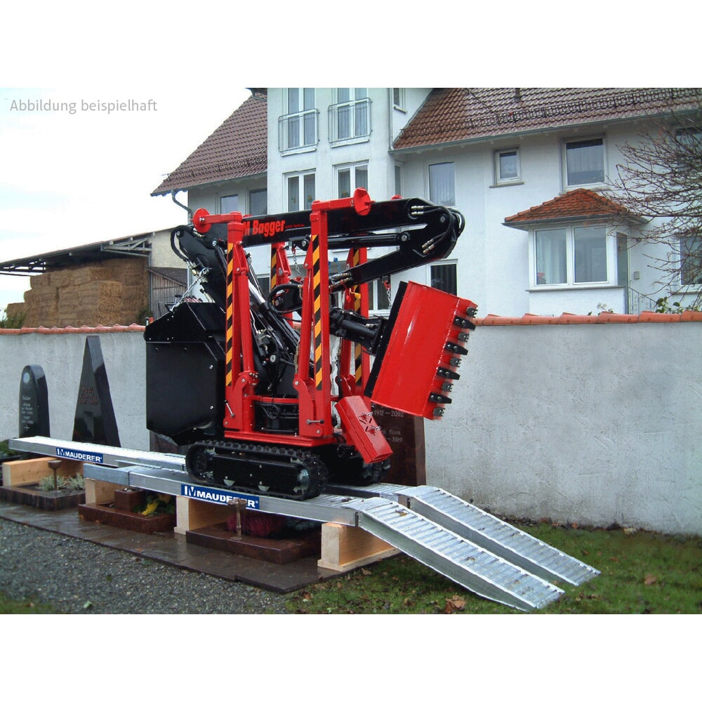 Produktabbildung: MAUDERER® Verladebrücke RTO, zur horizontalen Überbrückung, Tragkraft/Paar 2.800 kg, LxB 2.500 x 550 mm