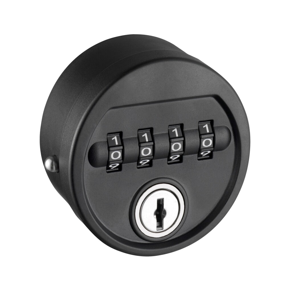 Produktabbildung: Mechanisches Zahlenschloss für C+P Kleiderspinde WF 1401 vierstellig, schwarz