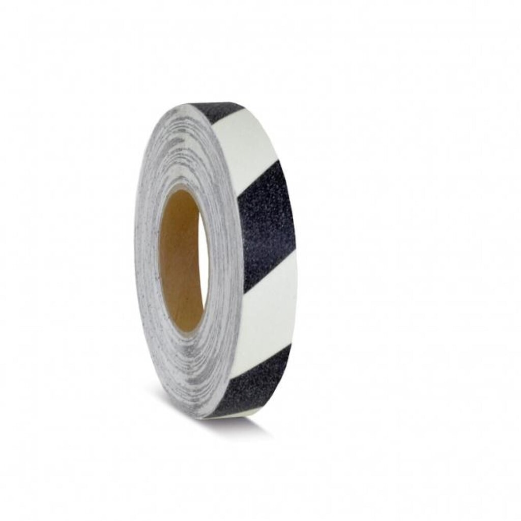 m2-Antirutschbelag™ nachleuchtend-schwarz, Rolle, LxB 18,3 m x 25 mm Produktabbildung: m2-Antirutschbelag™ nachleuchtend-schwarz, Rolle, LxB 18,3 m x 25 mm
