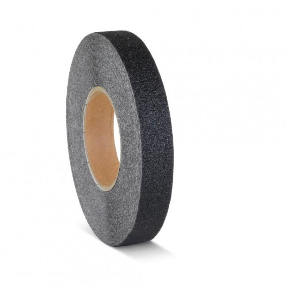 Produktabbildung: m2-Antirutschbelag™, verformbar, Rolle, Breite 25 mm, schwarz