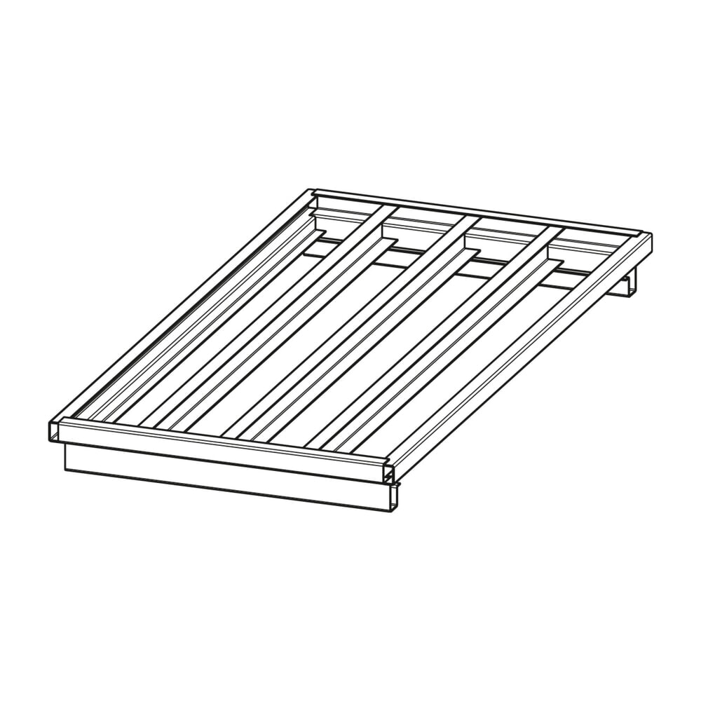 Produktabbildung: Mehrpreis für FLADAFI® Materialcontainer-Kombination 25m², Bodenbelastung 1.000 kg/m²