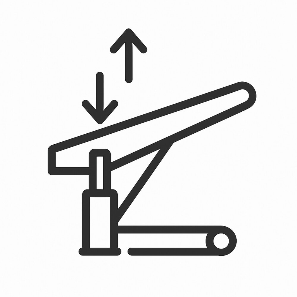 Produktabbildung: Mehrpreis, Hydraulische Höhenverstellung für BLUME Teleskopförderband Typ WFT