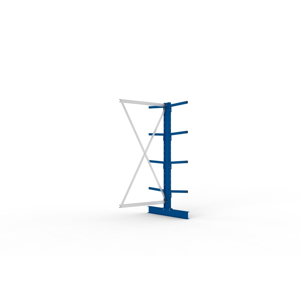 Produktabbildung: META Kragarmregal Anbaufeld, doppelseitig, Tragkraft pro Arm 220 kg, HxBxT 2.000 x 1.030 x 1.020 mm