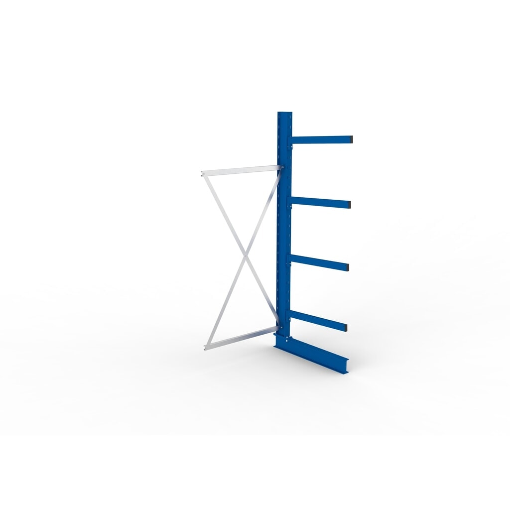 Produktabbildung Nr. 2: META Kragarmregal Anbaufeld, einseitig, Tragkraft pro Arm 250 kg, HxBxT 2.500 x 1.103 x 1.030 mm
