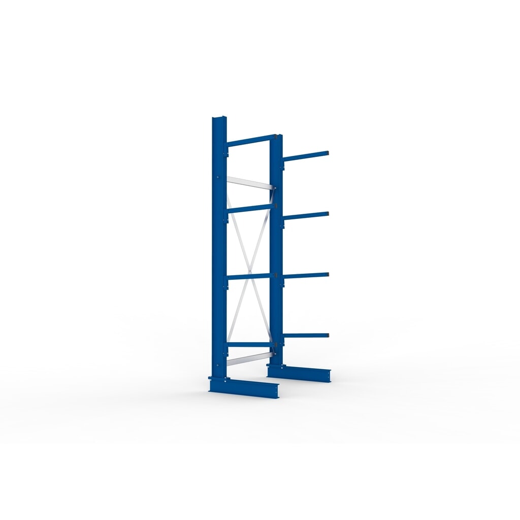 Produktabbildung Nr. 2: META Kragarmregal Grundfeld, einseitig, Tragkraft pro Arm 175 kg, HxBxT 2.500 x 1.094 x 710 mm