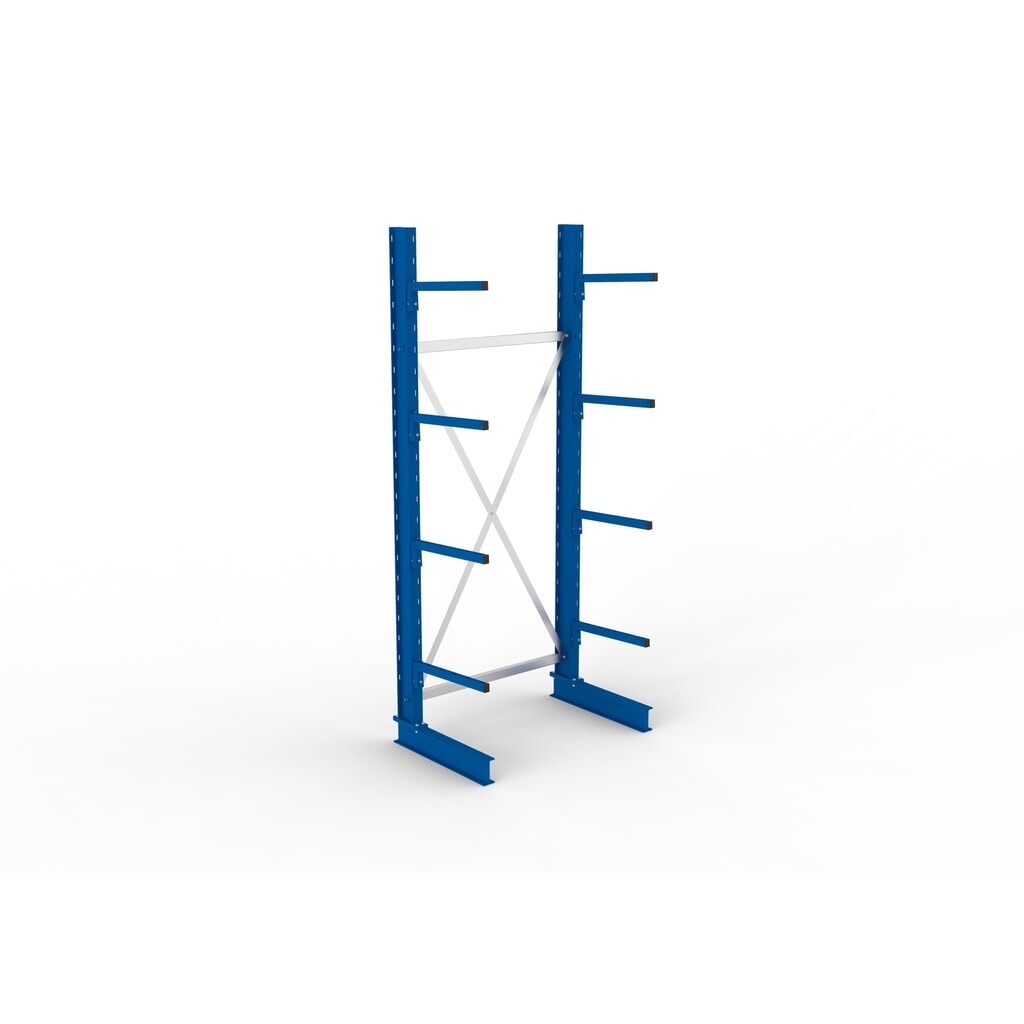 Produktabbildung Nr. 4: META Kragarmregal Grundfeld, einseitig, Tragkraft pro Arm 175 kg, HxBxT 2.500 x 1.094 x 710 mm