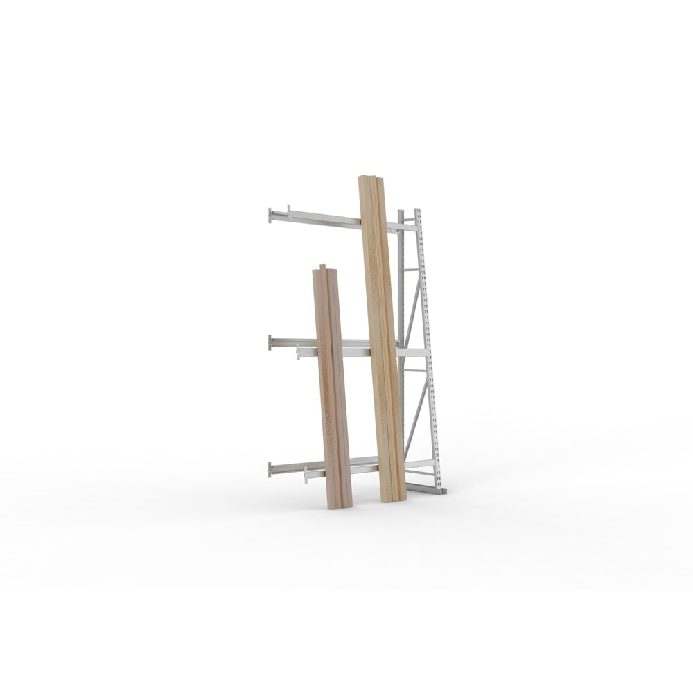 Produktabbildung: META Vertikalregal, einseitig, AF, HxBxT 2.500 x 1.400 x 500 mm